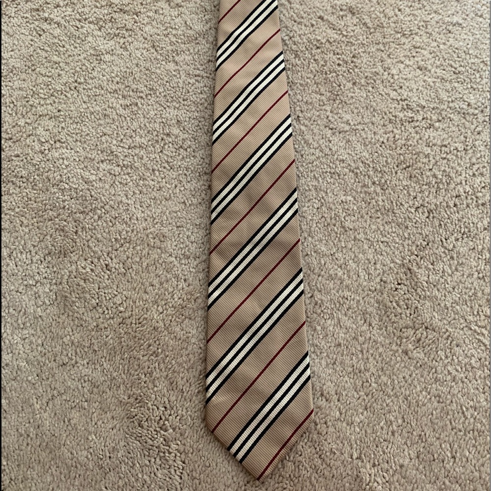 Burberry striped tie